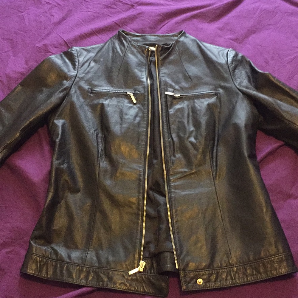 Leather jacket